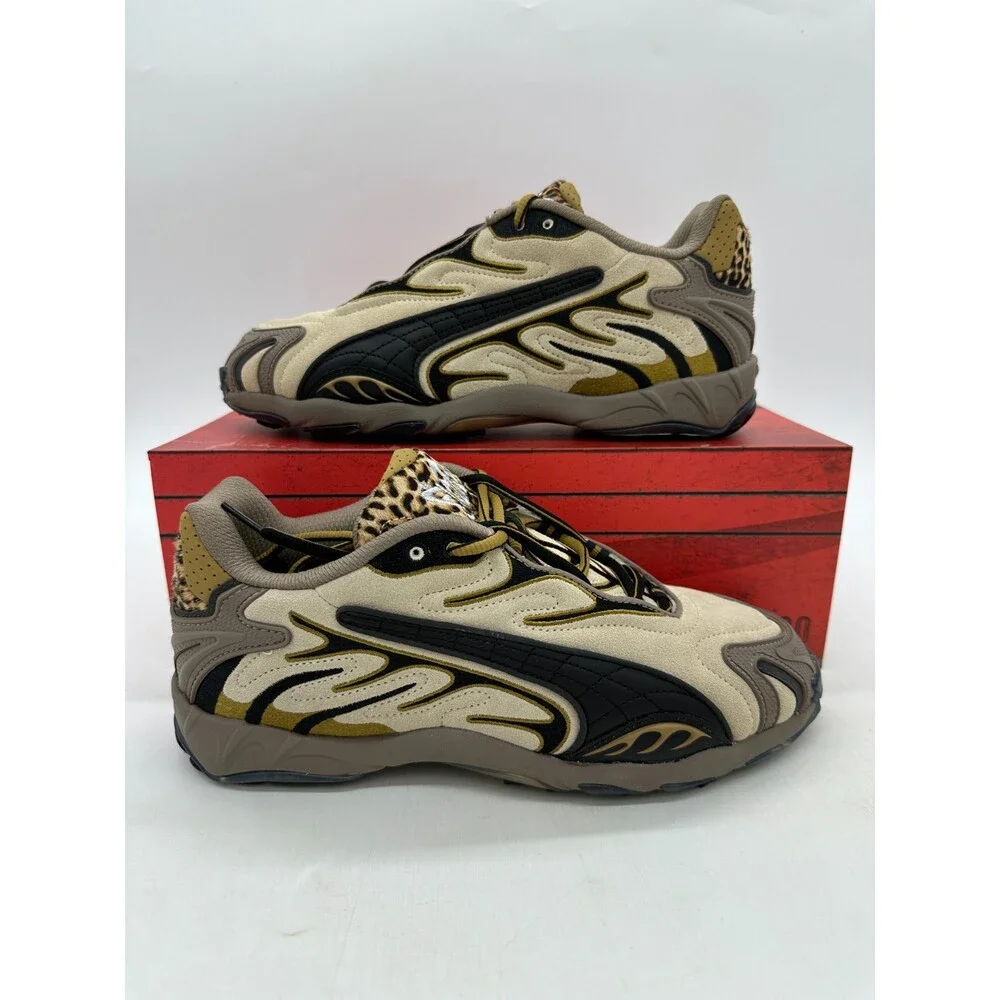 Puma Inhale X ASAP Rocky Men's Size 9 Cheetah Print Athletic Shoes 405579 01